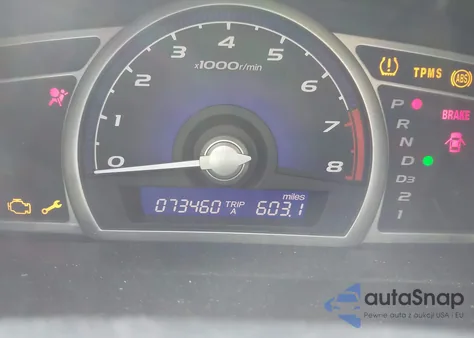 2008 Honda Civic Ex z USA, uszkodzony, nr VIN 1HGFA16878L113272